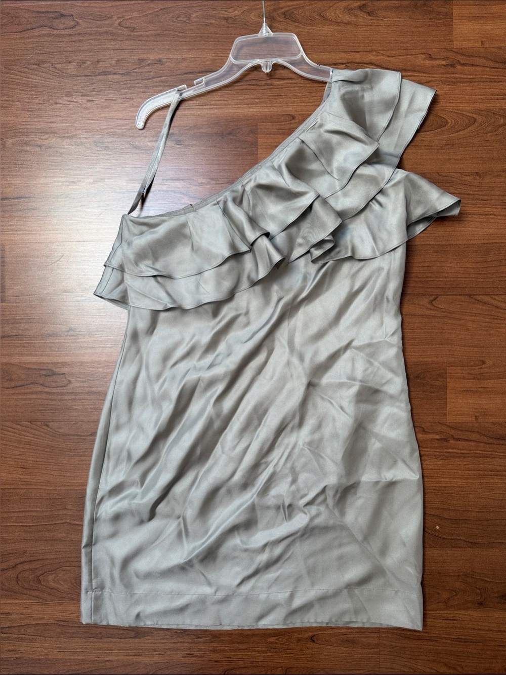 One-Shoulder Ruffle Dress